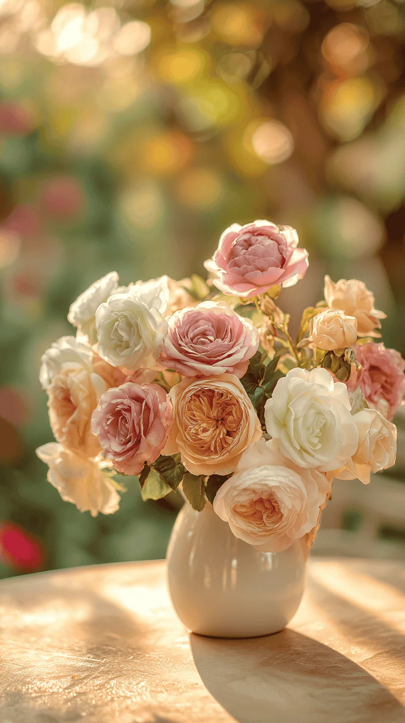 A vibrant spring bouquet