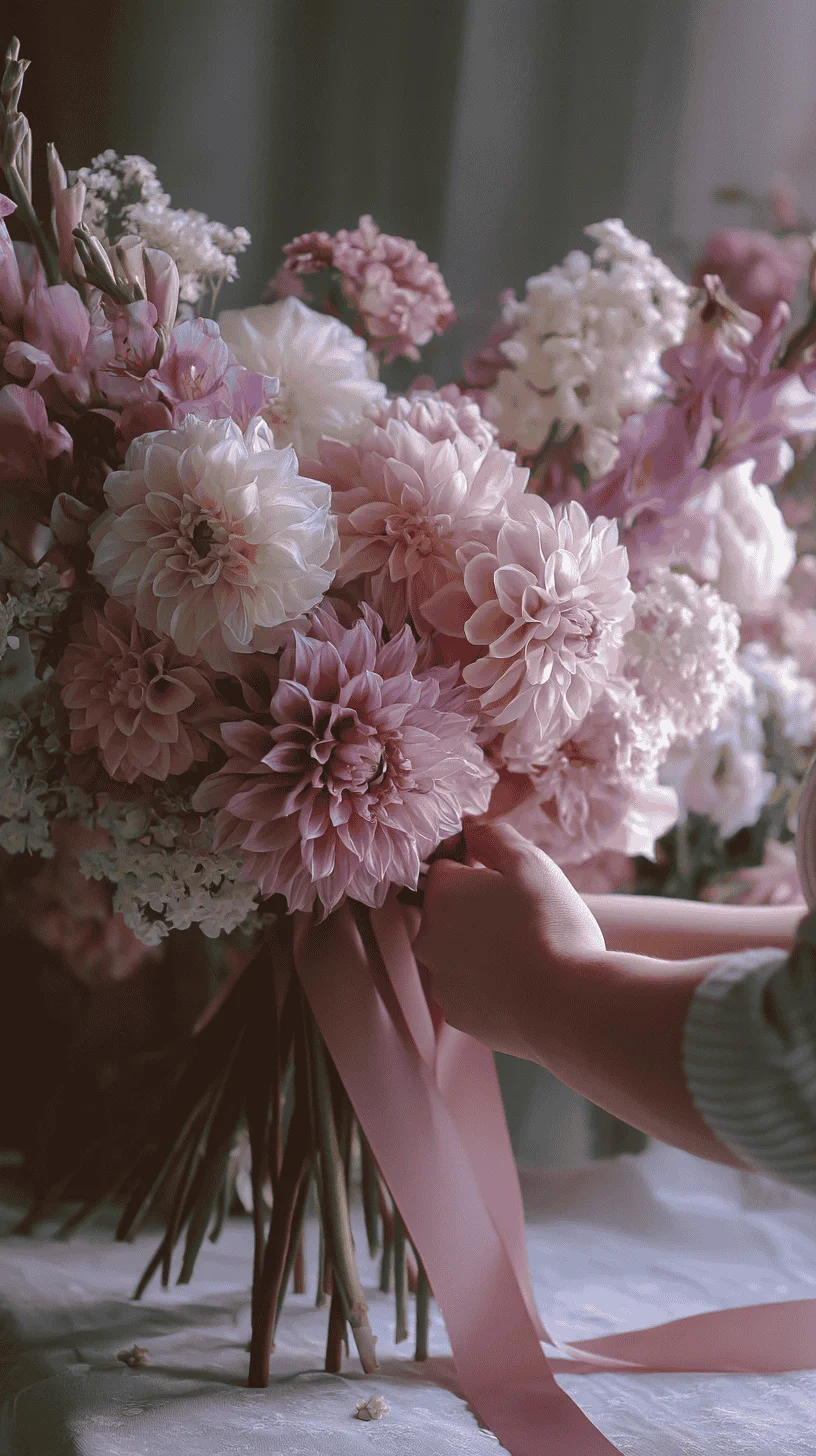 A beautifully crafted hand-tied bouquet